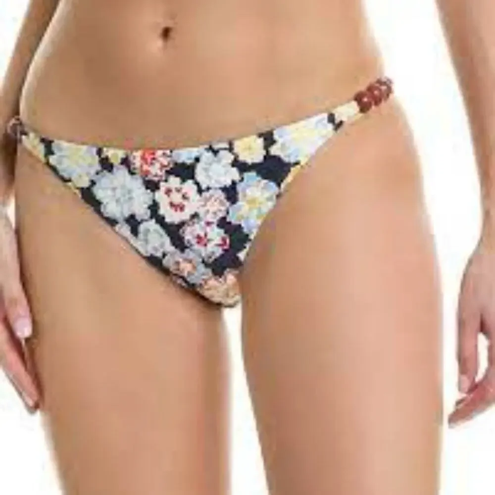 NWT Tanya Taylor Tia Navy‎ Floral Print Bikini size S